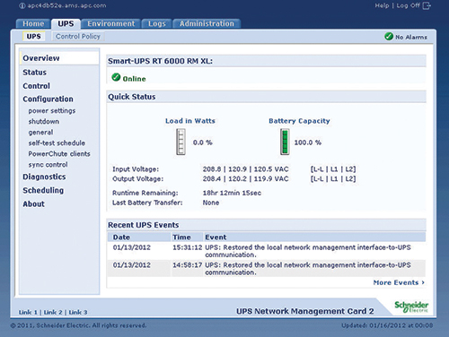 UPS Network Management Card 2